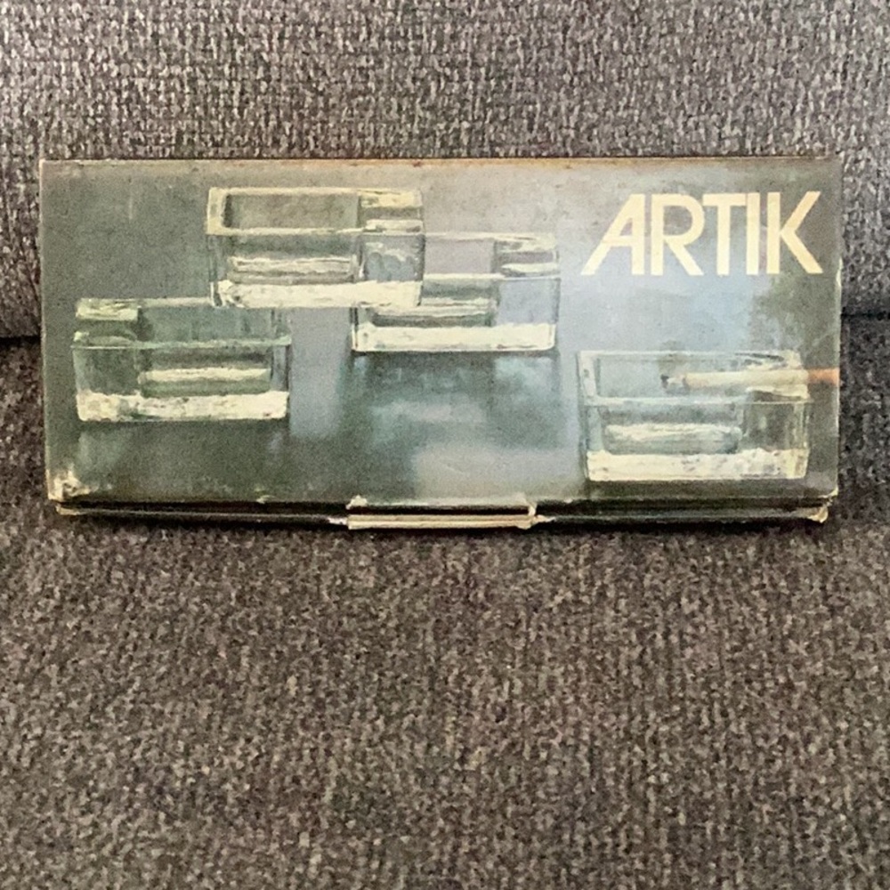 ARTIK Glass Individual Ashtrays